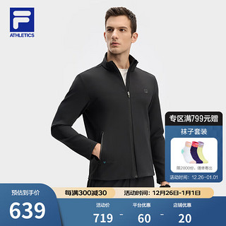 FILA 斐乐 男士针织长袖外套