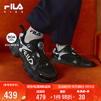 FILA 斐乐 童鞋儿童跑步鞋2024冬季男女中大童儿童复古跑鞋BOA猫爪鞋