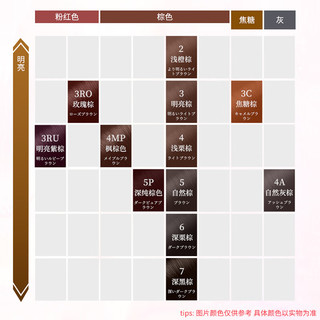 宣若（CIELO）宣若美源 染发霜 80g（明亮紫棕色3RU）染发膏 植萃快速盖白 明亮紫棕色3RU