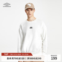 茵宝(Umbro)官方运动卫衣新款复古休闲宽松套头衫男女同款长袖上衣
