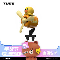 TUSK 特斯拉modely/3出风口香水摆件linefriends车载香薰香氛装饰配件 莎莉