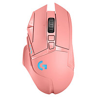 罗技 logitech G）G502无线鼠标 电竞游戏鼠标 机械充电笔记本电脑逻辑鼠标送男生男友 G502无线蜜桃粉