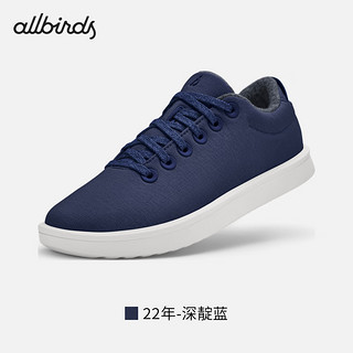 Allbirds Wool Piper Woven冬季羊毛帆布休闲鞋板鞋男女典藏款 22年-深靛蓝 37 女码