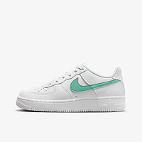 NIKE 耐克 Air Force 1 Low 耐磨防滑透气 低帮 板鞋GS白绿色DV7762-104