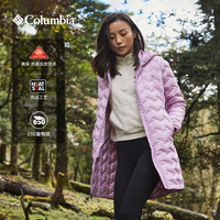 Columbia哥伦比亚羽绒服女秋冬中长款保暖防寒大衣外套 WR0294