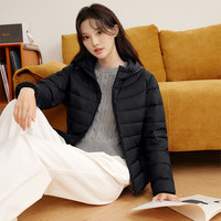 361°羽绒服女秋冬季轻薄外穿运动休闲保暖连帽短款外套662444302-6