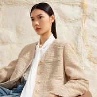 伊芙丽小香风外套女2024秋装1E9111451