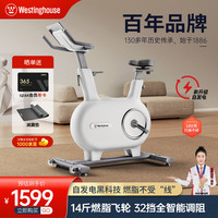 西屋动感单车家用车室内静音脚踏自行车运动器材智能调阻自发电款 无线自发电/9KG飞轮/13DZ白