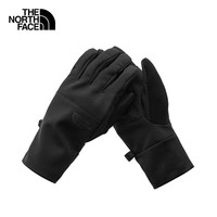 The North Face北面手套男户外保暖骑行跑步可触屏7RHF 黑色/JK3 L