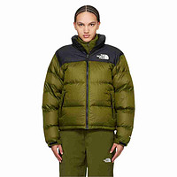 THE NORTH FACE 北面 Khaki & Black 1996 Retro Nuptse 女士羽绒服