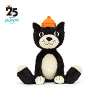 jELLYCAT 邦尼兔 25周年吉利猫毛绒玩具动物玩偶宝宝安抚公仔 吉利猫 H32 X W11 CM