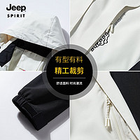 JEEP SPIRIT 吉普 冲锋外套冬季情侣款三合一两件套抓绒内胆保暖防寒855 1818 2XL