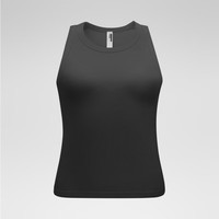 蕉内（Bananain）热皮501+女士背心带胸垫美背文胸吊带内搭显瘦抗菌抗静电含氨基酸 【挖肩袖】黑色 M