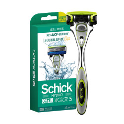 Schick 舒适 水次元5剃须刀痘肌/敏感肌型男士剃须刮胡刀 水次元5 1刀架1刀头