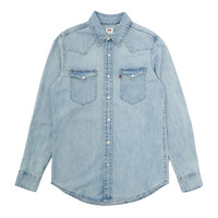 Levi'sLevi’s/李维斯美式复古休闲长袖牛仔衬衫男女宽松外穿潮