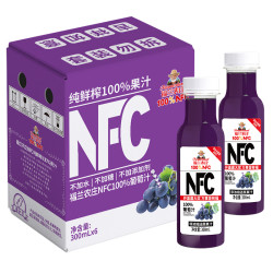 Farmerland 福兰农庄 NFC葡萄汁300ml*6瓶