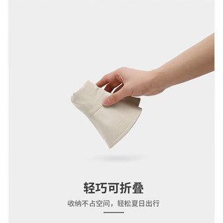 古龙堡户外装备旅行装备【帽子合集1】防晒遮脸遮阳帽简约百搭防晒帽 LS遮阳帽【米白色】
