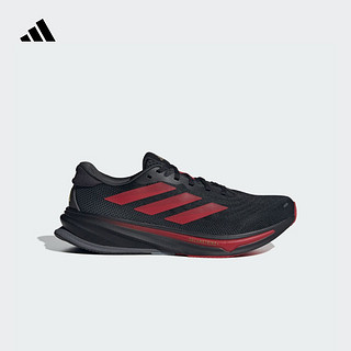 adidas 阿迪达斯 SUPERNOVA RISE 2超星动慢跑鞋男女蛇年新年款阿迪达斯 黑色/金/能量红 42.5