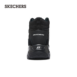 斯凯奇（Skechers）贝壳熊女鞋秋冬加绒保暖老爹鞋复古高帮鞋厚底增高休闲靴168026