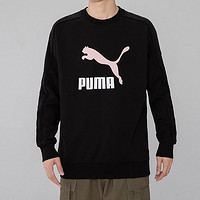 PUMA 彪马 运动卫衣男女同款大logo针织卫衣