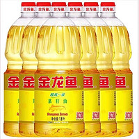 百亿补贴：金龙鱼 精炼一级菜籽油1.8L*6桶 家用好油  整箱批发 正品