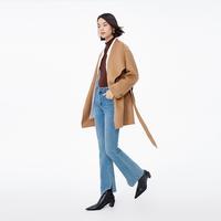 丽丽 LILY【2023冬】100%绵羊毛气质通勤优雅毛呢外套大衣小个子女