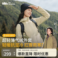 蕉下（beneunder）气绒外套连帽初暖CL97124轻量速热保暖棉服女