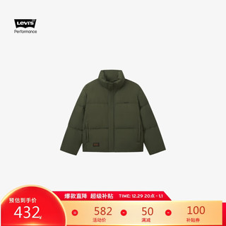 Levi's李维斯24年同款休闲防寒保暖户外无帽羽绒服外套