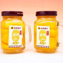 林家铺子 糖水黄桃罐头 550g*2