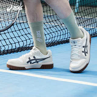 亚瑟士ASICS运动休闲鞋男女同款板鞋复古时尚运动鞋COURT MZ 2.0 白色/米色/碳灰色 36