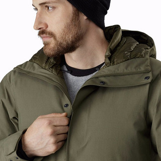 始祖鸟（ARC'TERYX）Thorsen Parka GTX男款防水商务保暖连帽羽绒派克大衣 羽绒服外套 Tui蓝色 S（60kg-70kg）尺码偏大）