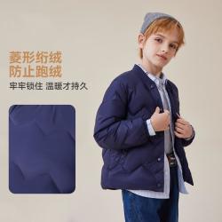 YeeHoO 英氏 儿童羽绒服  深蓝