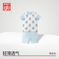 gb 好孩子 Goodbaby好孩子宝宝纯棉男女童夏装短袖套装衣服 2024年新品