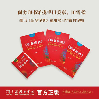 田英章字帖《新华字典》通用规范汉字8105 行书钢笔字帖硬笔书法练字描红