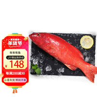 鲟食 海捕东星斑鱼 鲜活冷冻石斑鱼生鲜鱼类春节年货海鲜礼盒 海捕东星斑 1000-1100g/条