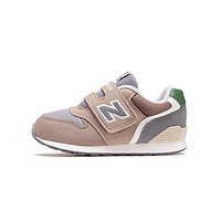 New Balance nb童鞋 0-4岁秋冬可爱拼接时尚舒适学步鞋996MA 卡其色/灰色 IZ996MA3 23.5