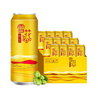 百亿补贴：SNOWBEER 雪花 啤酒概念版纯生11度500ML*12听整箱装