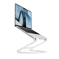 twelve south CurveFlex金属散热笔记本电脑可折叠增高白色支架人体工学底座M1M2 象牙白