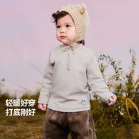 【半高领糯米T】迷你巴拉 MINI BALA 巴拉男女童亲肤柔软保暖打底长袖T恤