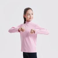 长T秋冬上衣儿童半高领女童长袖T恤加绒运动衫保暖安踏童装