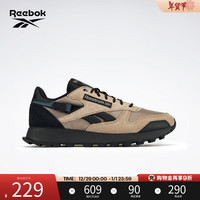 Reebok锐步官方男女款CLASSIC LEATHER黑武士美拉德休闲复古跑鞋
