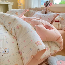 AIDLI A类100%全棉磨毛加厚保暖四件套 200*230cm