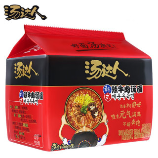 汤达人 韩式辣牛肉面 5袋