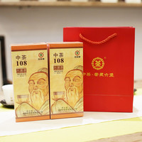 中茶牌茶叶 广西梧州六堡茶 中茶108纸盒装特级窖藏黑茶 2018年 单盒装 250克 * 1盒