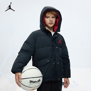  Jordan/JORDAN 防寒保暖 儿童羽绒服  150 /72 充绒量168克 140-152cm 正黑色 【含绒量80%】