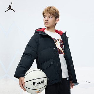  Jordan/JORDAN 防寒保暖 儿童羽绒服  150 /72 充绒量168克 140-152cm 正黑色 【含绒量80%】