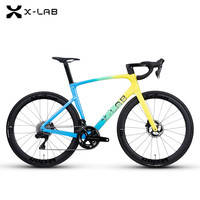 X-LAB超轻碳纤维综合型公路车RS9油压碟刹2*12无线电变 环湖蓝 M码