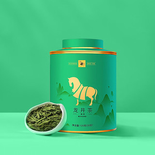 八马茶业 bamatea 金马罐系列 11种核心产地好茶可选 茶叶自己喝 罐装 2024年龙井120g*1罐