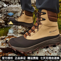 Columbia哥伦比亚2024秋冬新品户外男鞋夹棉热能保暖拒水冬靴雪地靴BM8418 373 40 内长25CM