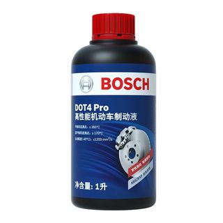 博世升级版汽车刹车油 高性能机动车制动液l离合器油 DOT4 Pro 1L